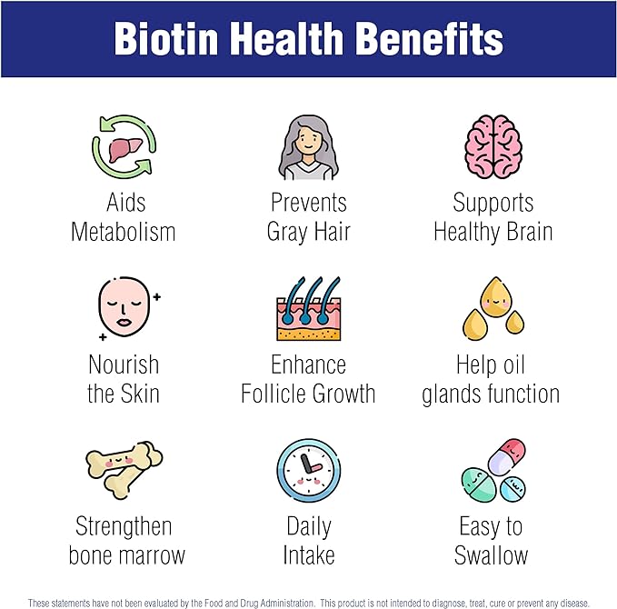 Biotina - 5000 mcg