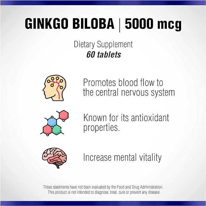 Ginkgo Biloba - 60 mg