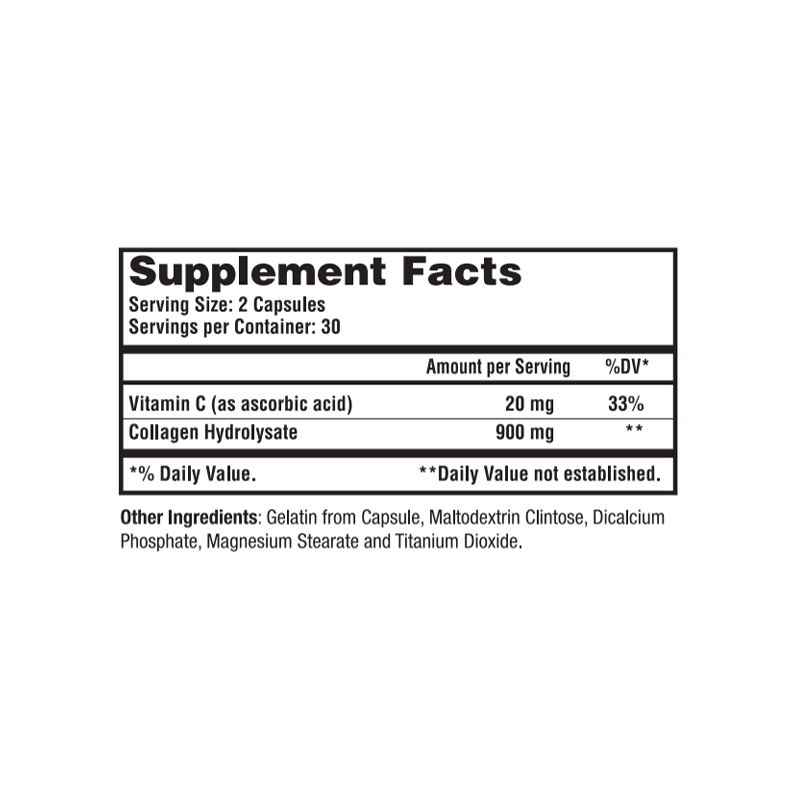 Collagen Plus Vitamin C 60 Caps - Rejuvenate Your Skin