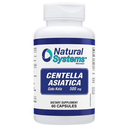 Centella Asiatica 500mg - 60 Capsules for Brain Health