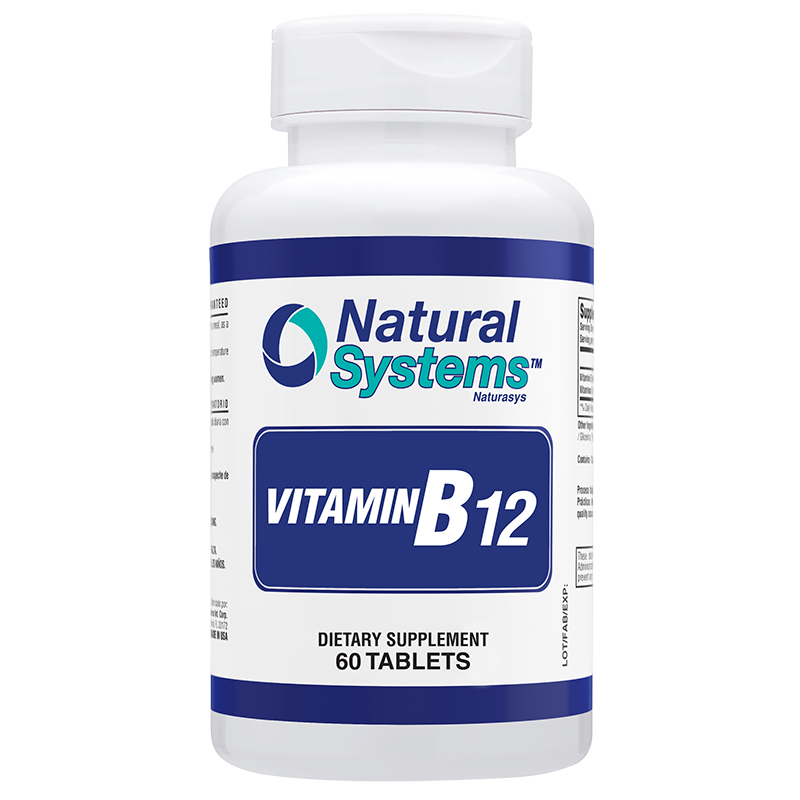 Vitamin B12 1000 MCG - 60 Tabs for Energy and Metabolism