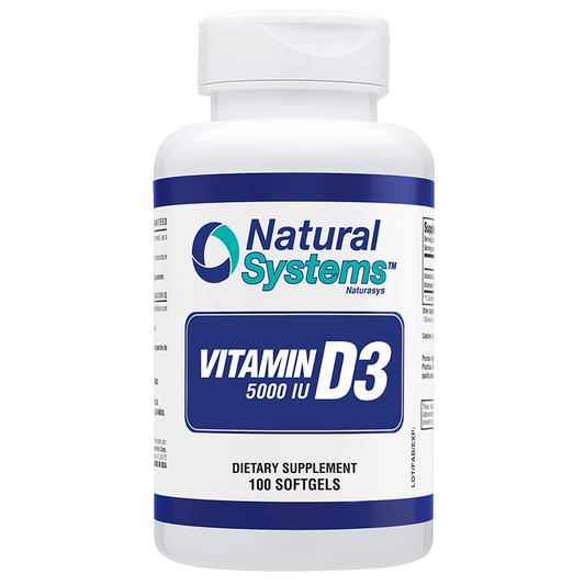 Vitamin D3 5000 IU - 100 Softgels for Bone and Immune Health