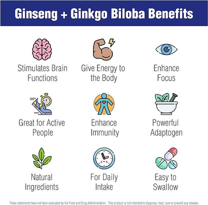 Ginseng + Ginkgo Biloba
