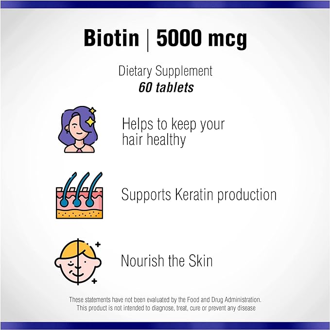 Biotina - 5000 mcg