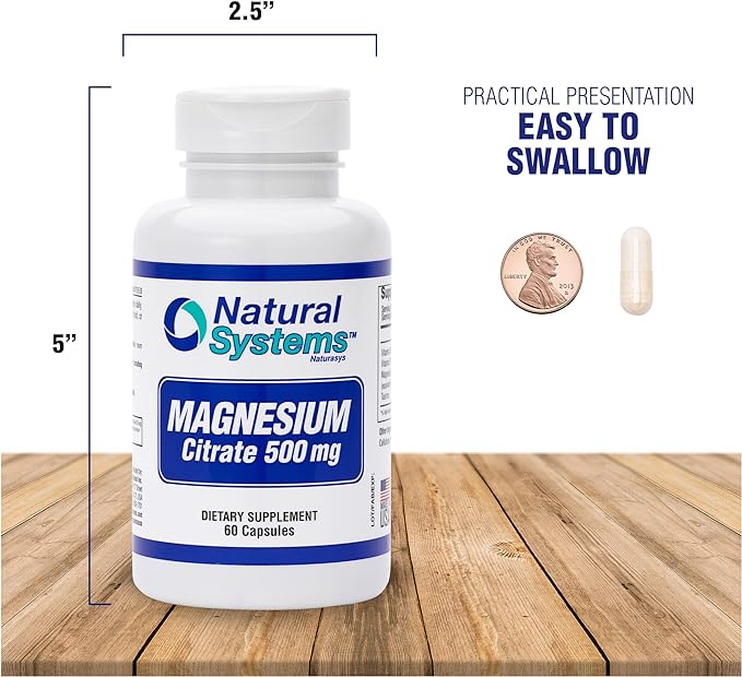 Complejo de Citrato de Magnesio - 500 mg