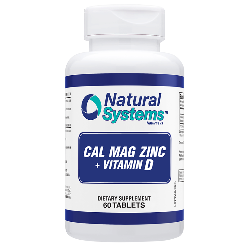  Cal-Mag-Zinc Vitamin D 60 Tablets - Essential Bone Support