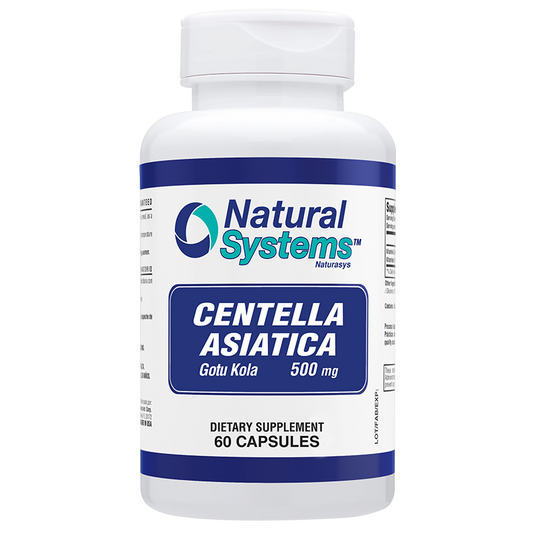 Centella Asiatica 500mg - 60 Capsules for Brain Health