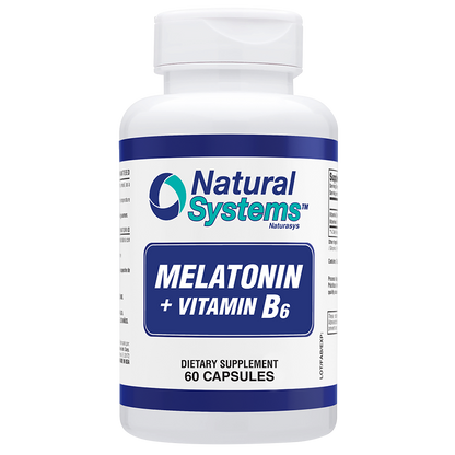 Melatonin B6 3Mg - 60 Capsules for Better Sleep