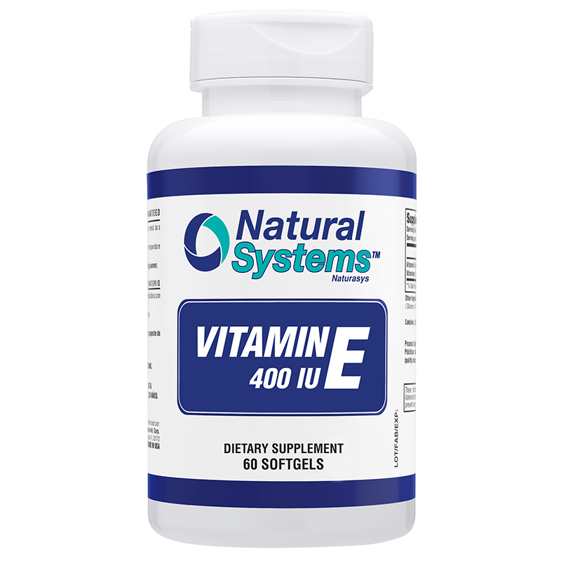 Vitamin E 400IU - 60 Softgels for Antioxidant Support
