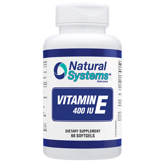 Vitamin E 400IU - 60 Softgels for Antioxidant Support