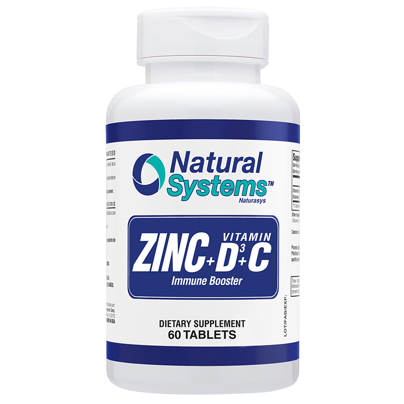Zinc Vitamin D Vitamin C Immune Booster - 60 Capsules